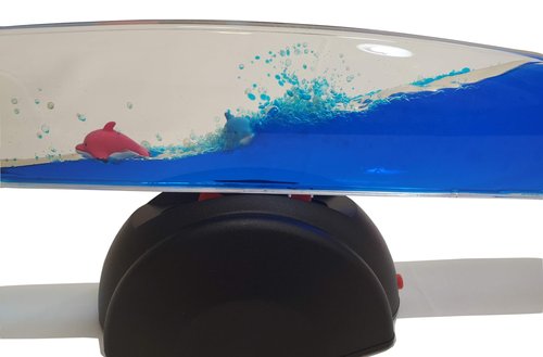 SUPREMETECH Wave Motion Machine (Blue, 12 Inch with Dolphins)
