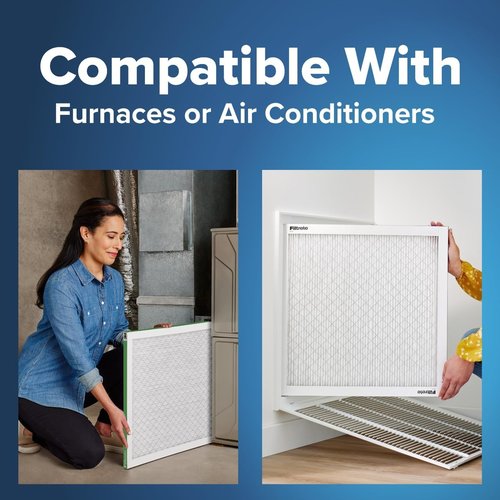 Filtrete AC Furnace Air Filter - MERV 8, MPR 700 | Pleated 1-Inch Electrostatic, 4-Pack (24x36)