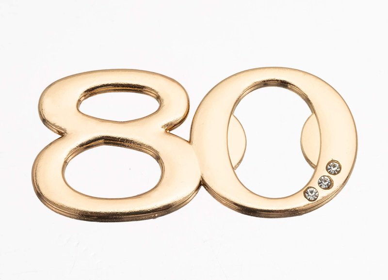 YKLIGTN 24PCS Latest 80 Bottle Openers for 80th Birthday Party Favors or Wedding Anniversary Party Gifts Souvenirs Decorations for Guests