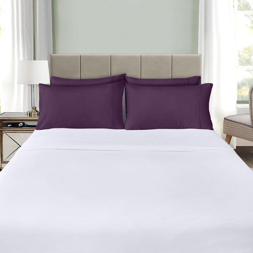 Utopia Bedding Queen Pillow Cases - 12 Pack Soft Brushed Microfiber | Fade Resistant 20 x 30 Inches (Purple)