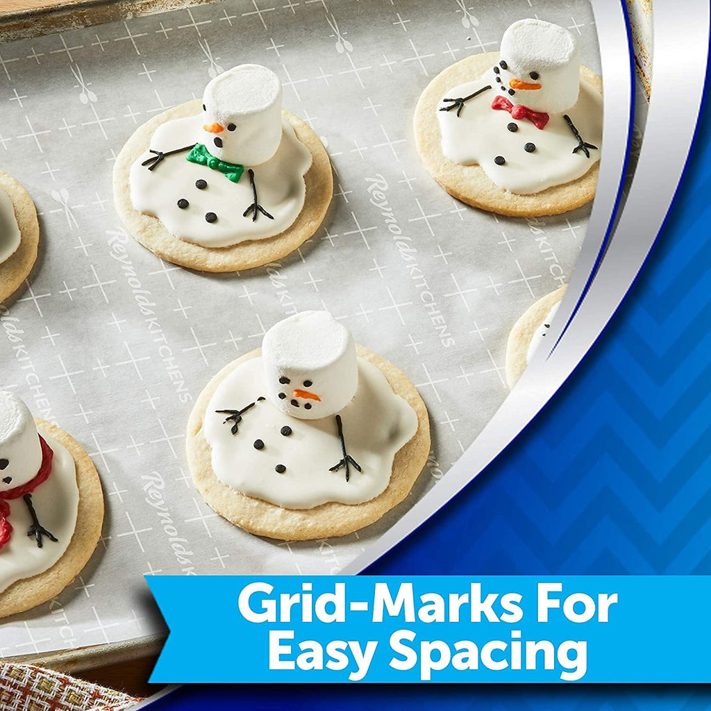 Reynolds Kitchens Parchment Paper Baking Sheets - Pre-Cut, 22 Sheets Per Pack, Perfect for Cookies