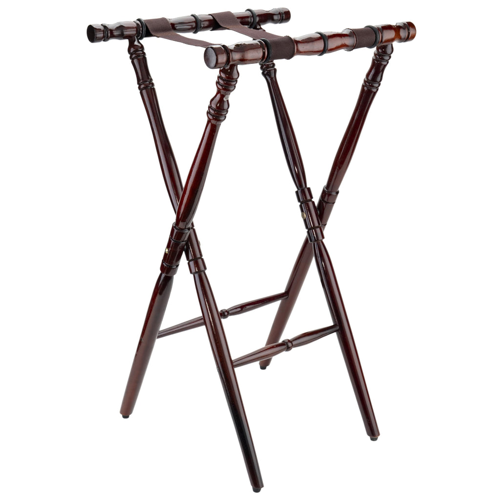 G.E.T. TSW-104 Luxurious Mahogany Tray Stand for Restaurants, 30.25”