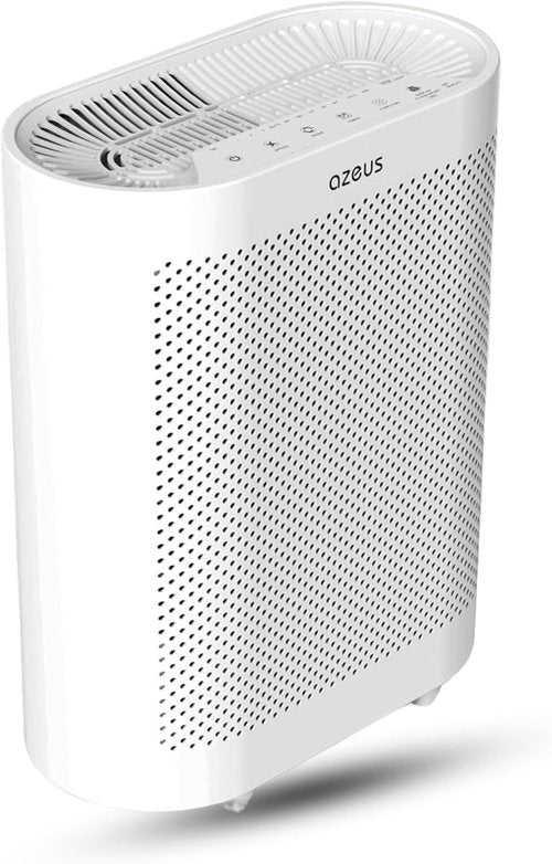Azeus FS32 Air Purifier - True HEPA Filter for Homes & Offices | Covers Up to 1076 Sq. Ft. | Captures Smoke, Dust & Pet Dander