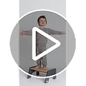 Wooden Toddler Step Stool for Bathroom and Kitchen, 400 lbs Capacity