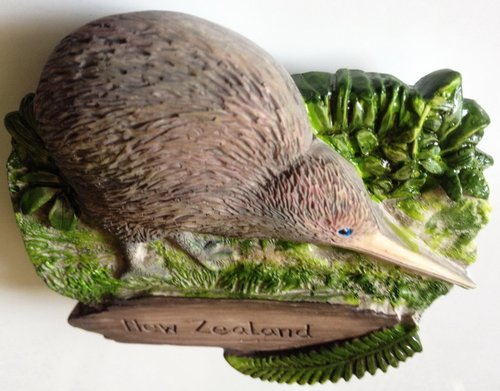 Kiwi NEW ZEALAND Resin 3D fridge Refrigerator Thai Magnet Hand Made Craft. by Thai Mcnets