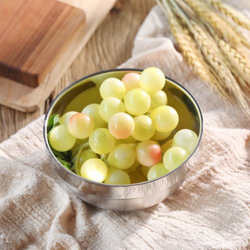 6 Pack Stainless Steel Bowls for Kids and Adults Stainless Steel Cereal Bowls Double-walled Insulated Bowl Metal Snack Bowl (18 Oz)