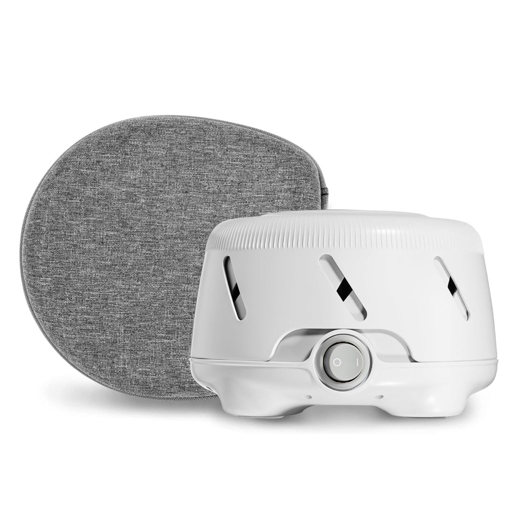 Yogasleep Dohm Uno Sound Machine & Travel Case, Real Fan Inside for Non-Looping White Noise, Home & Office Privacy, Sleep Therapy for Adults & Baby, 2 Piece Set