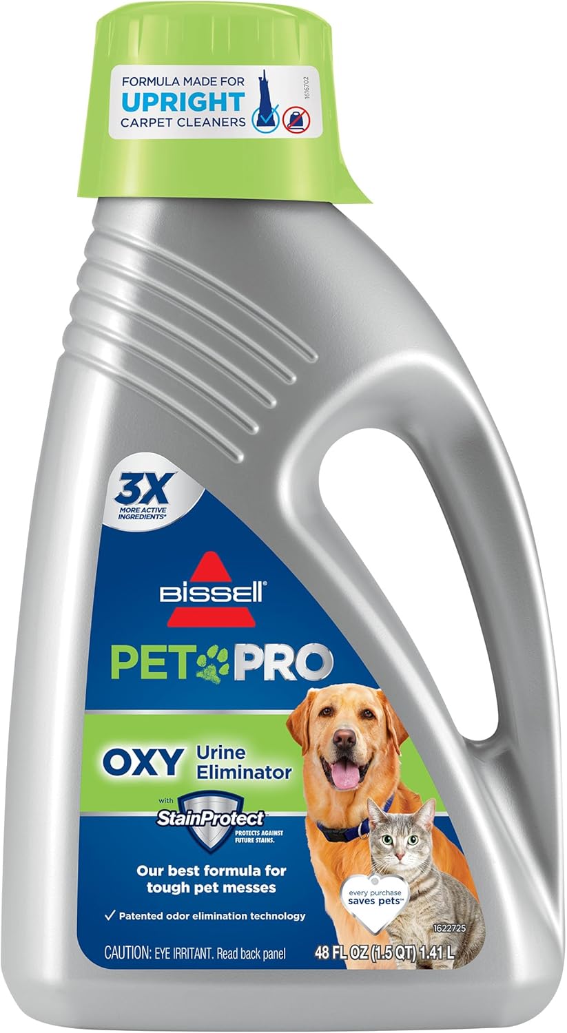 Bissell 1990 Pro Pet Urine Eliminator - Powerful Upright Deep Cleaner Formula for Tough Stains