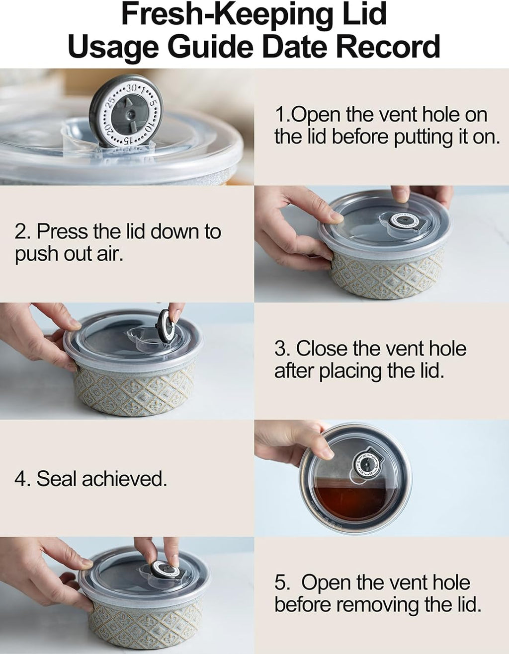 Regine Switzerland 16 oz Ceramic Ramekins - Oven Safe Baking Bowls with Lids | Set of 4 Gray for Creme Brulee & Souffle