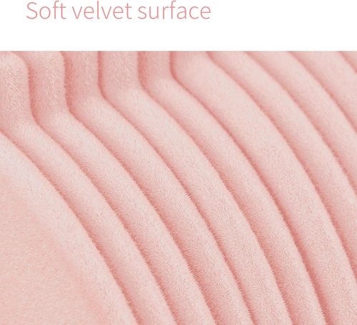 ManGotree Baby Hangers - Ultra Thin Non-Slip Kids Coat Hangers | 15 Pack in Light Pink