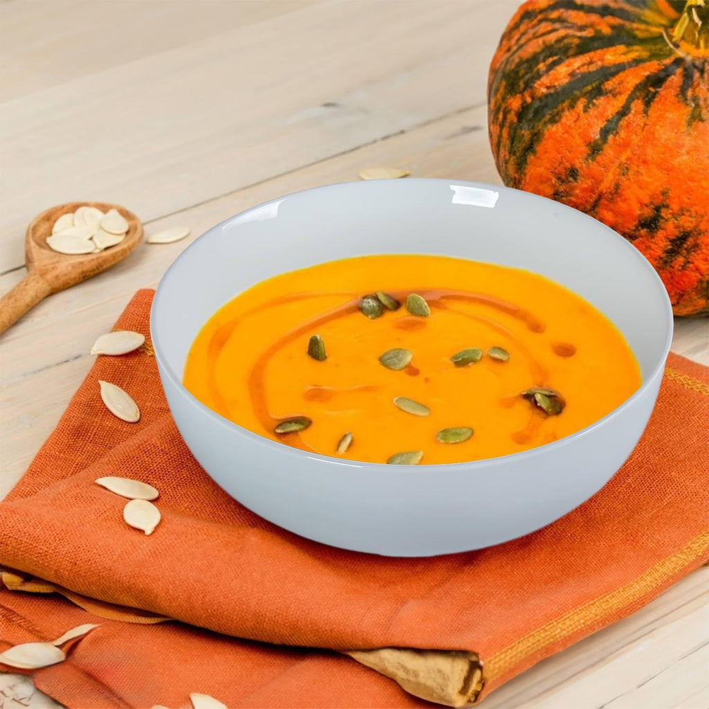 Dyware 40 oz Large Soup Bowl, Pho Bowls, 7-Inch Off-White Porcelain Bowls Set of 4