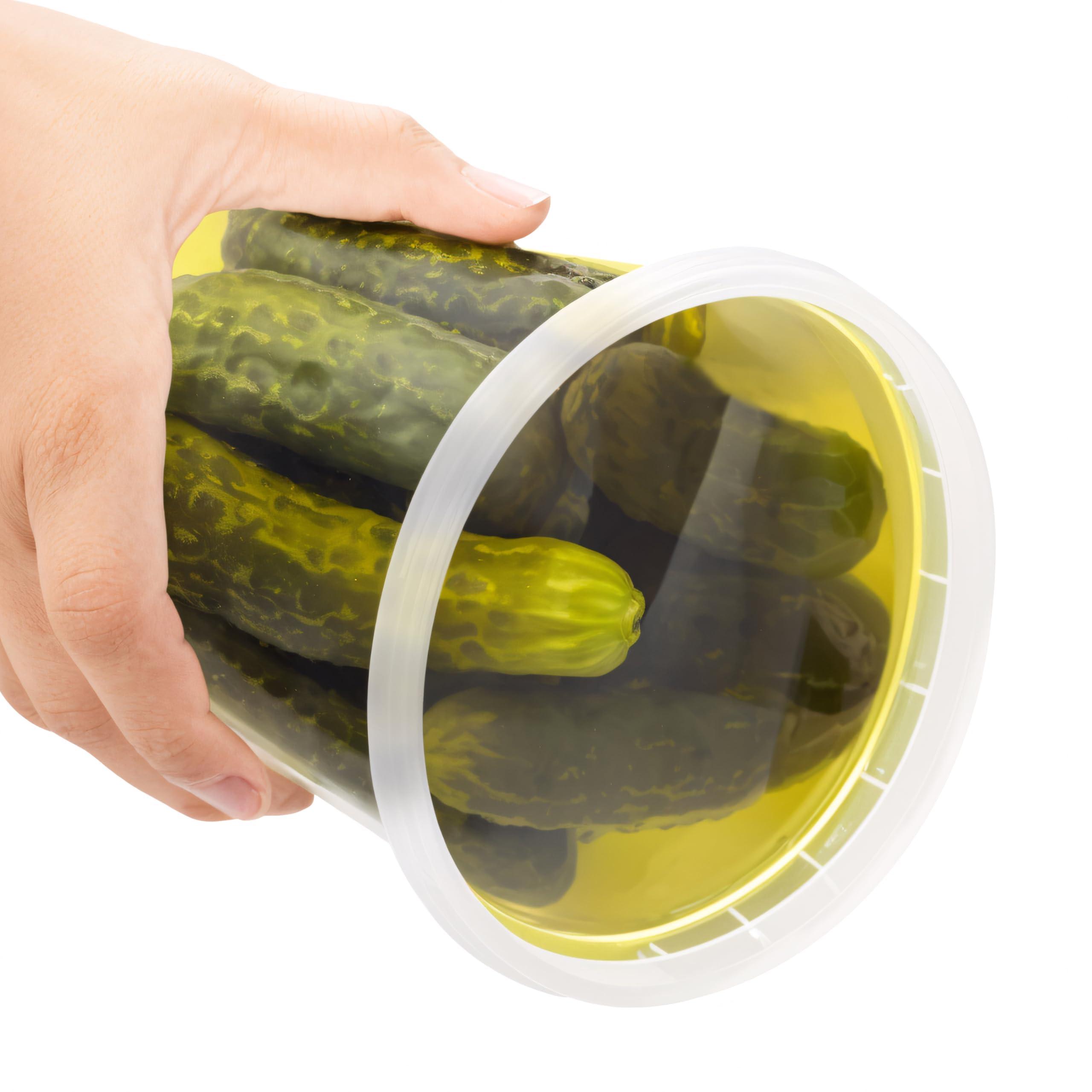 TashiBox 24 Sets 32 oz Plastic Deli Containers with Lids - Clear Airtight Food Storage & Meal Prep Containers, BPA Free, Stackable, Leakproof, Microwave & Freezer Safe