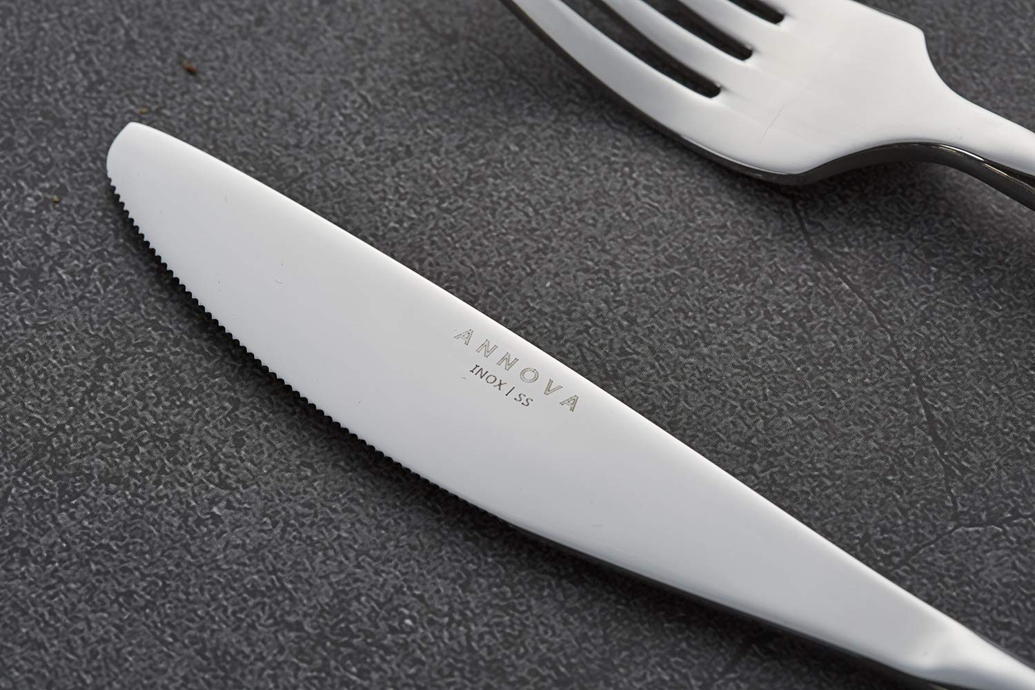 ANNOVA 20 Piece Silverware Set, Service for 4, Premium Forged Stainless Steel Tableware Kitchen Flatware Set Utensils, Includes Dinner Knives, Forks, Spoons, Salad Forks & Dessert Spoons