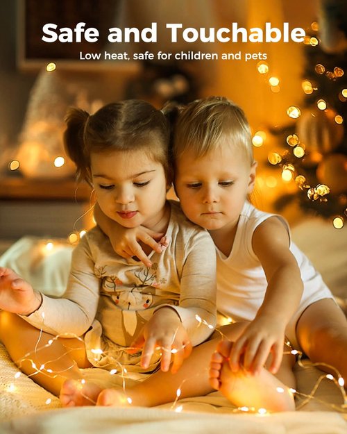Btfarm 12 Pack Fairy Lights - 7FT Battery Operated Mini String Lights | Waterproof Silver Wire for Crafts & Decorations
