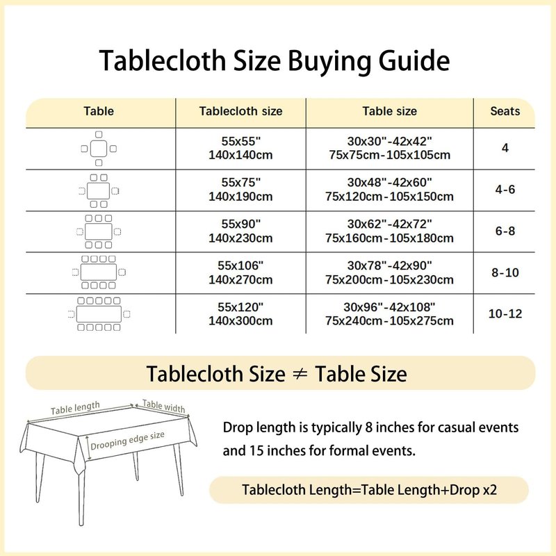Alsoo Table Cloth Rectangle Table 55" x 90" Linen Look Texture Cotton Tablecloth Waterproof Wrinkle Free Heavy Duty Tables Cover with Tassel for Kitchen Dining Holiday Party, Ivory