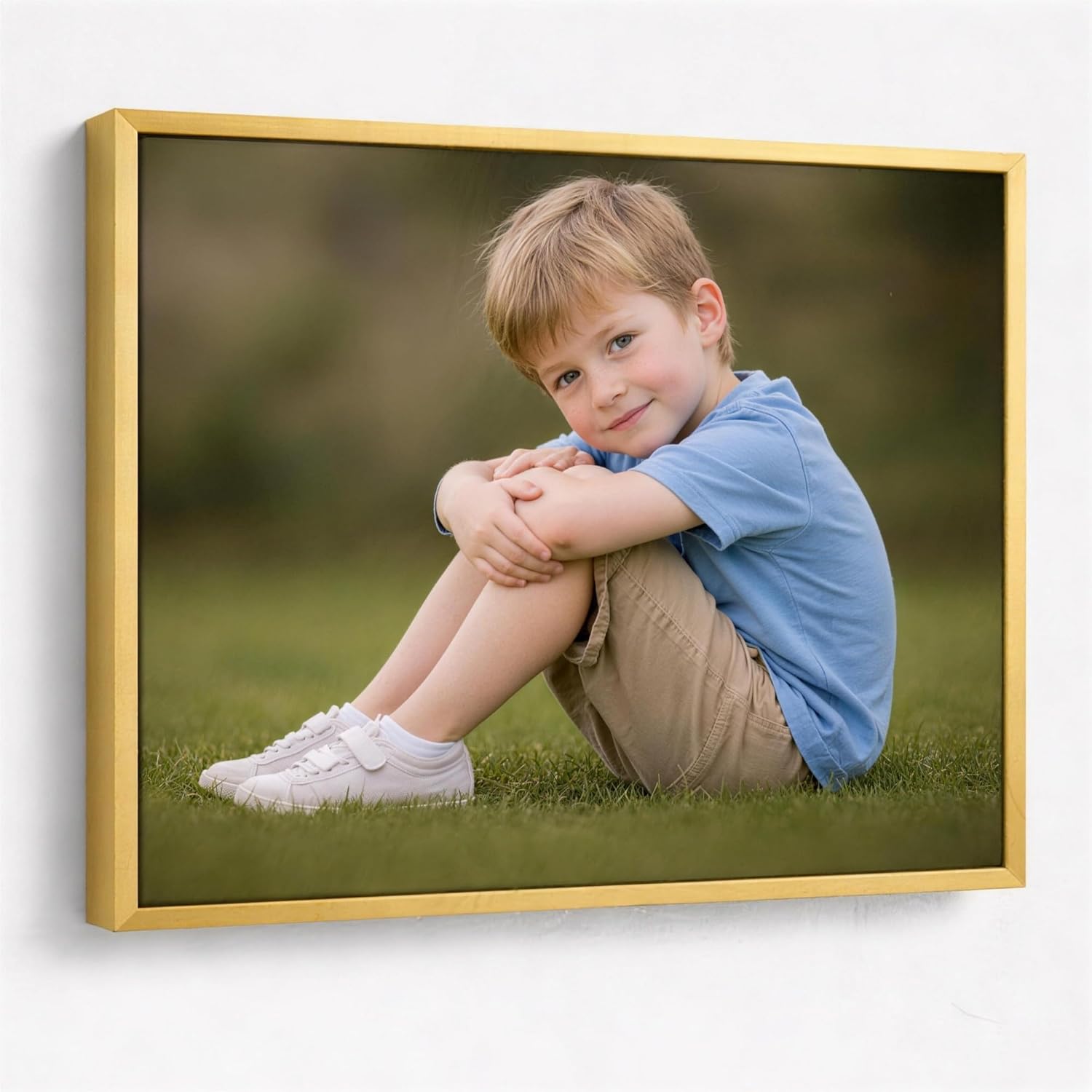 Skiennix Personalized Canvas Prints - Custom Photo Wall Art | Gold, 16x24 - Perfect Home Decor & Gifts