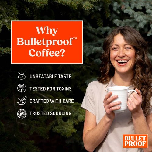 Bulletproof Original Decaf Coffee - Medium Roast Whole Bean, 12 Ounces (Pack of 3) | 100% Arabica Blend