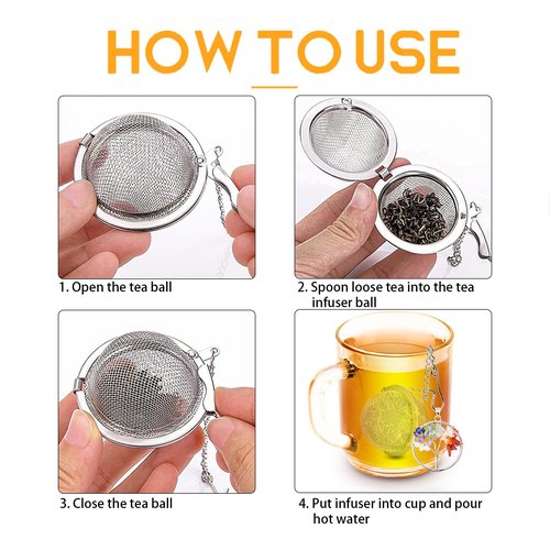 TeaSanavie 7 Chakra Healing Crystal Tea Infuser Set - Reiki Quartz Gemstone Wire Wrapped Crescent Moon & Tree of Life Pendants, Stainless Steel Loose Leaf Tea Steeper