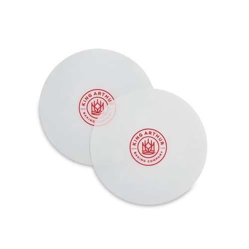 King Arthur Baking Company Round Cake Pan Liners, Oven Safe Reusable Nonstick European-Grade Silicone, 8-Inch, Set Of 2, For Easy Nonstick Cake Release