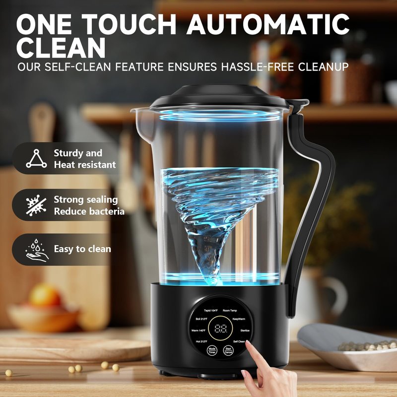 Electric Milk Frother Handheld Bundle,4 in 1 Automatic Milk Frother and Steamer Set,Cold Foam Maker Set for Hot Chocolate,Latte,Cappuccino and Macchiato (Black01)