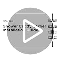Corner Shower Caddy Tension Pole 4-Tier Adjustable Bathroom Organizer