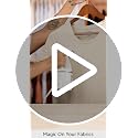 Handheld Travel Garment Steamer, 1100W Compact Fabric Wrinkle Remover