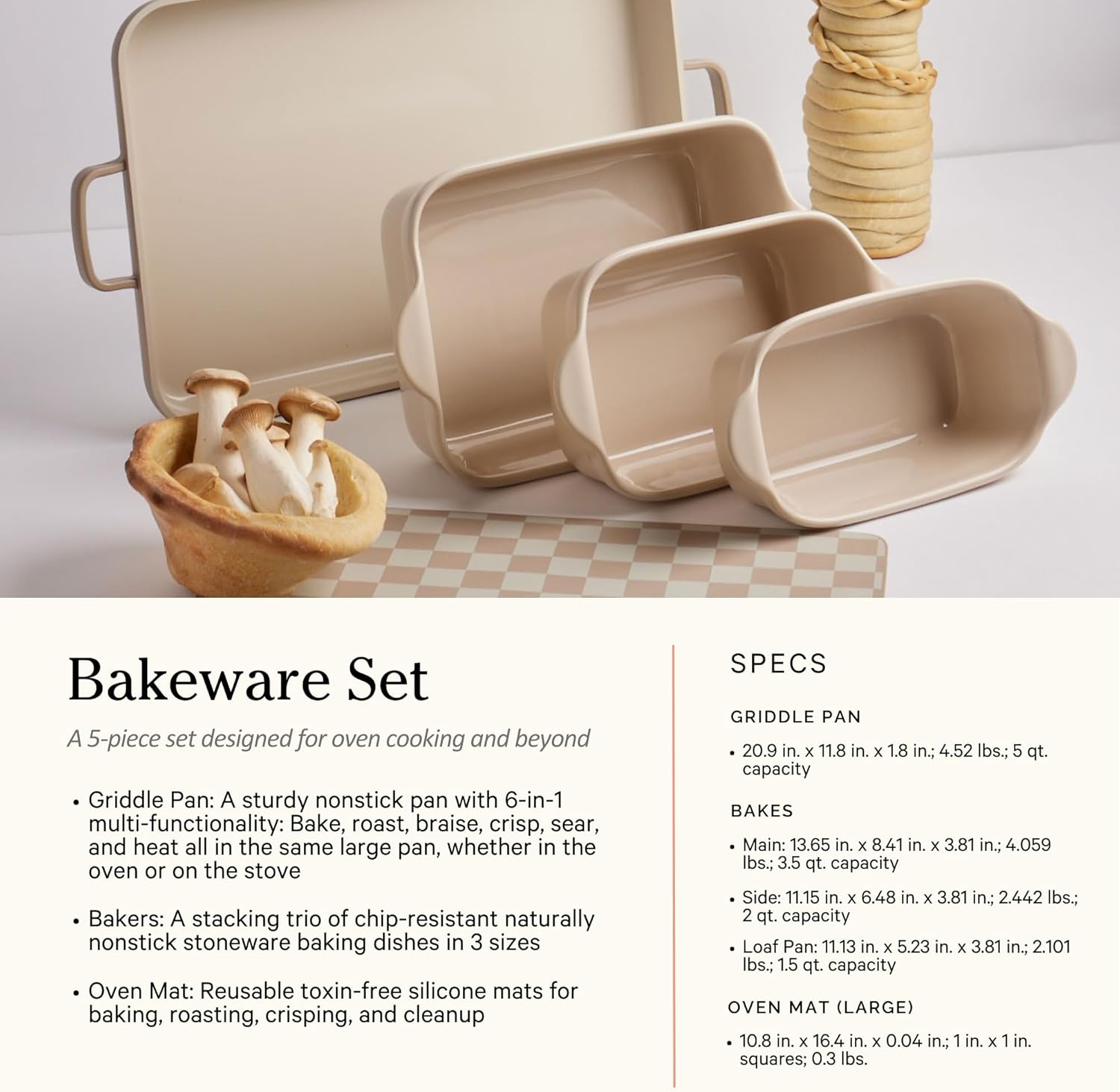 Our Place Ultimate Cookware Set - 18-Piece Nonstick Cookware Collection | Toxin-Free & Multifunctional | Blue Salt