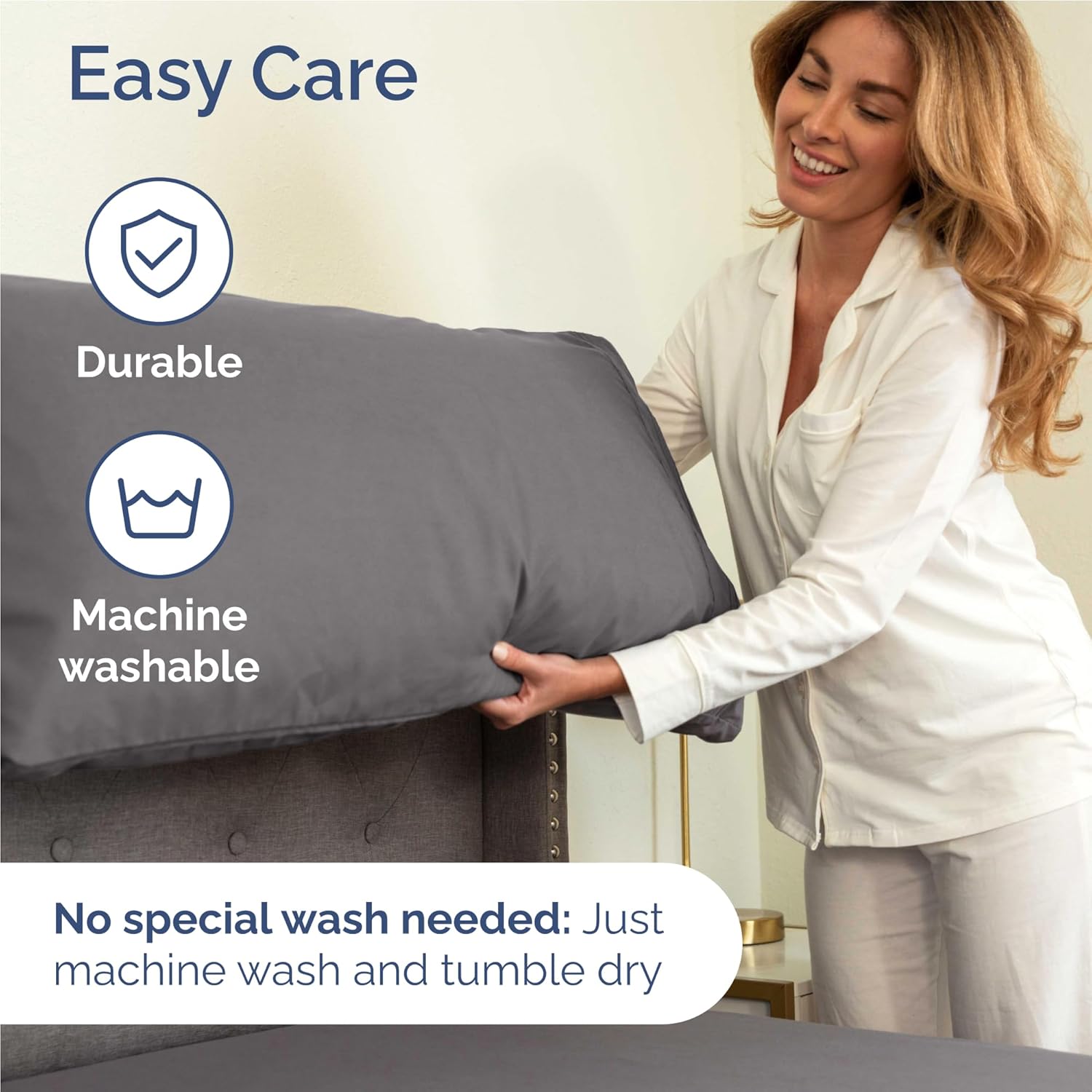 Skiennix Full Size 4 Piece Sheet Set - Ultra-Soft Cooling Bedding - Deep Pocket, Wrinkle-Free - Dark Grey