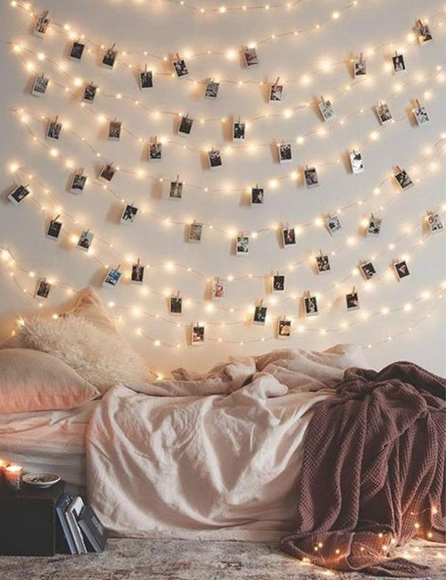 Fairy String Lights 17Ft | 50 LED with Clear Clips - Ideal for Dorm, Bedroom & Wedding Decor