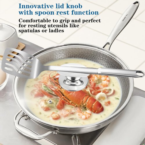 10 Inch Pan Lid, Tempered Replacement Pan Cover, 6,8,9.5,10.5,11,12,12.5 Inch Universal Glass Lids for Pots and Pans