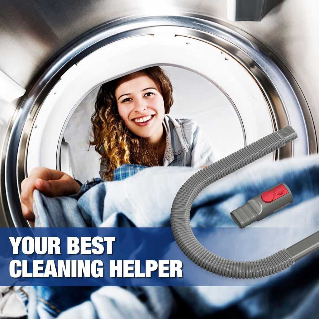 Sealegend Dryer Vent Cleaner Kit - 2 Flexible Brushes for Dyson V7, V8, V10, V11, V15 & More