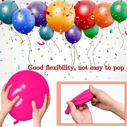 68Pcs Pink Balloons Kit - 12 Inch Metallic & Confetti Balloons | Perfect for Birthday, Wedding & Baby Showers