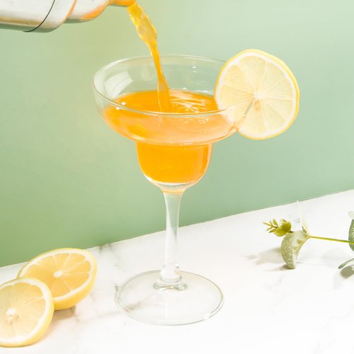 SHYRC Margarita Glasses Set of 7, 8oz Elegant Cocktail Glasses, Stemmed Margarita Wine Glasses, Clear Glass Margarita Cups for Margarita, Martini, Mixing Cocktail or Gin