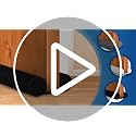 Under Door Draft Stopper 36 Inch - Adjustable Door Seal & Noise Blocker