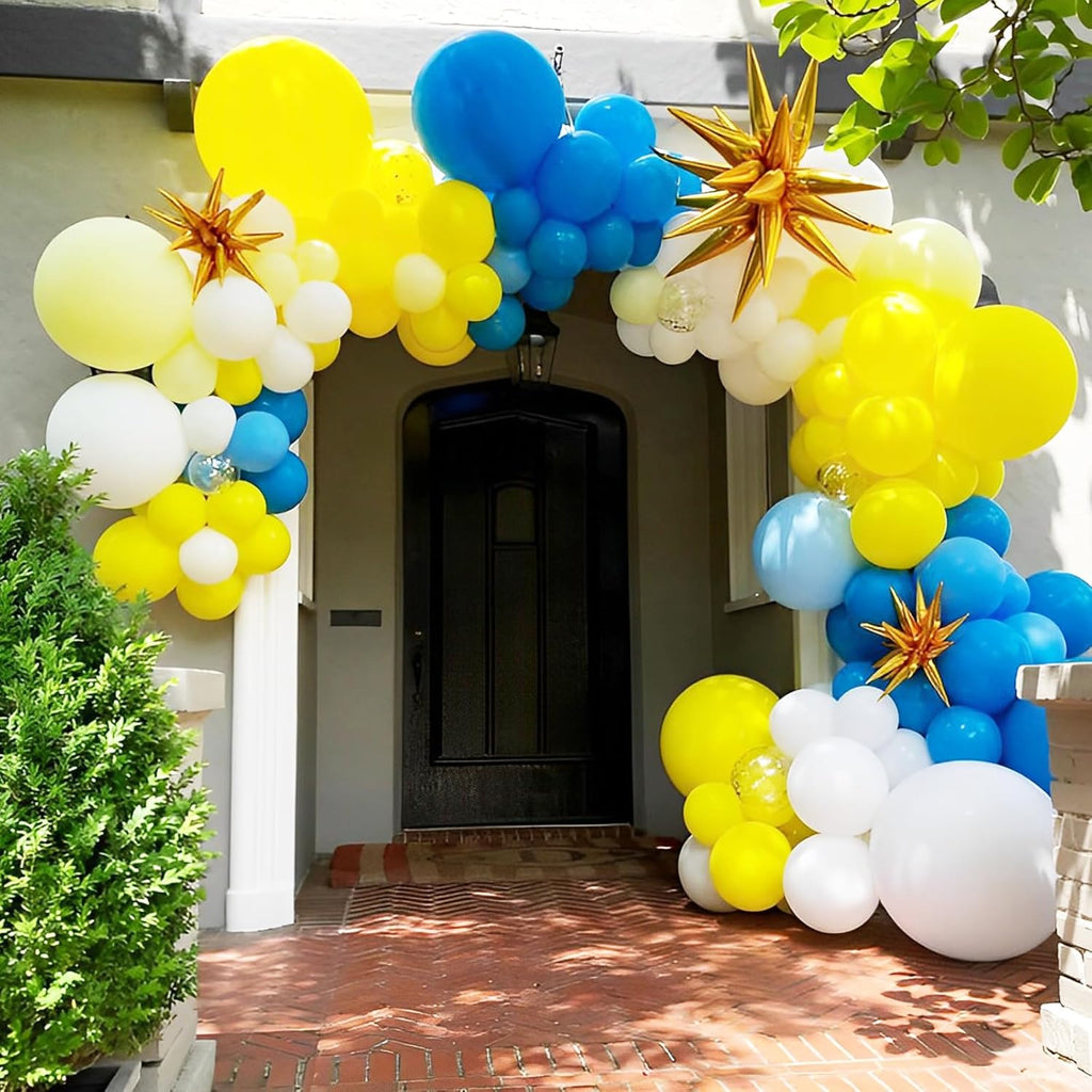 Voircoloria Yellow Balloons - 12-Inch Latex Balloons, 66-Pack for Graduation, Weddings & Parties