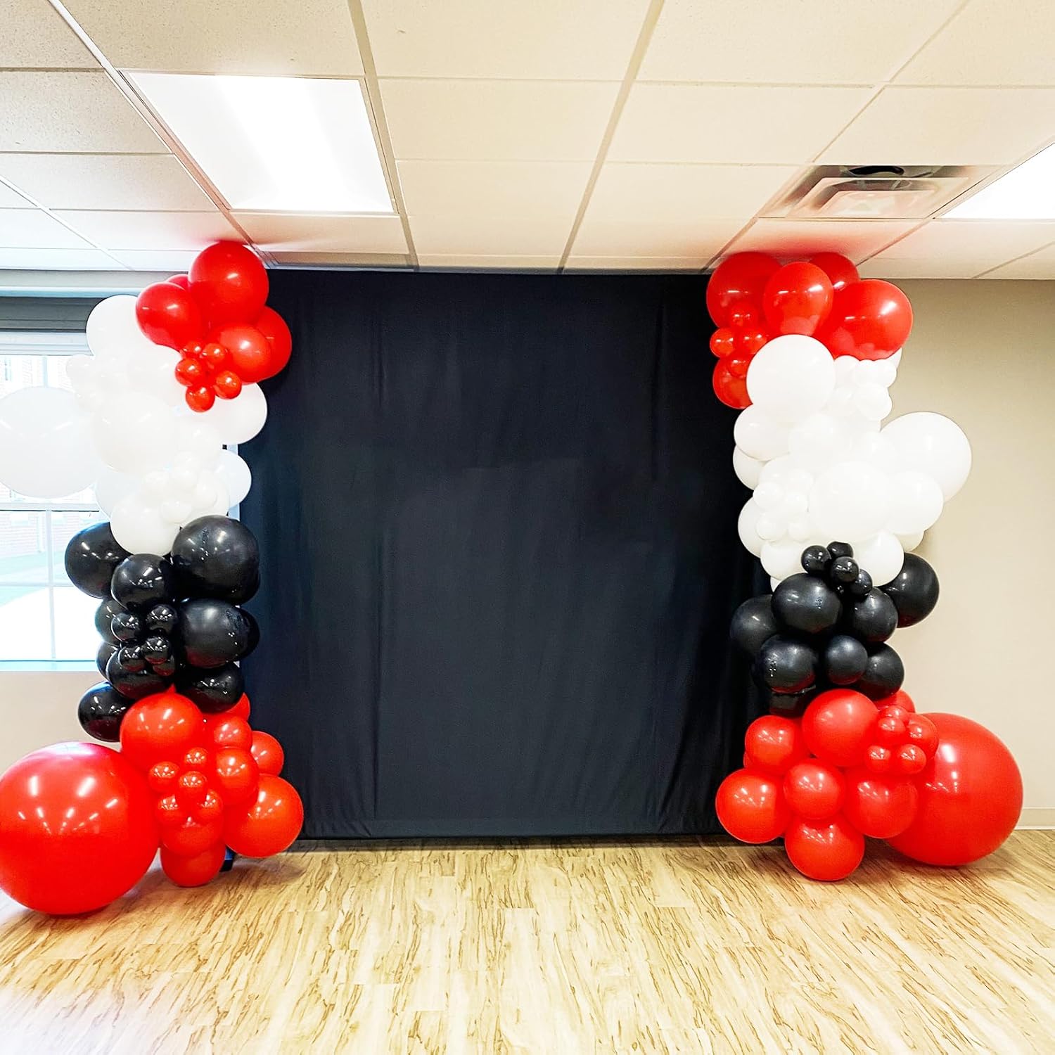 Voircoloria Black Balloons - 12-Inch Latex Balloons | 66-Pack for Graduation, Weddings & Parties
