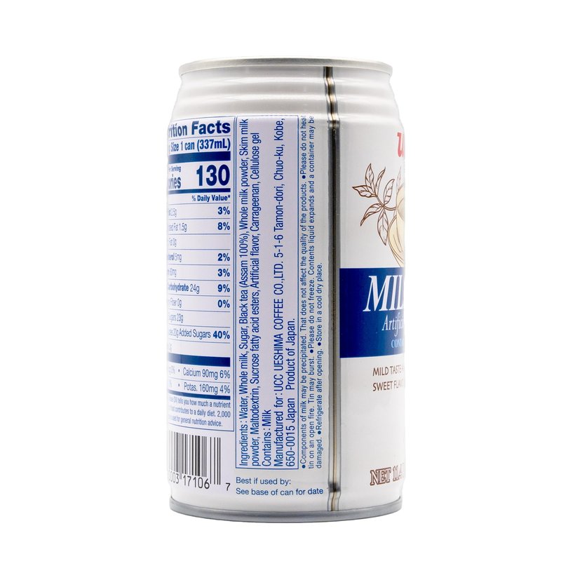 UCC Milk Tea 11.4 Fl Oz (Pack of 24)