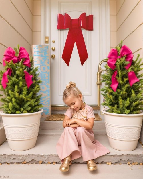 IDOYUAN 30-Inch Big Red Car Bow - Perfect for Car Decor, Gift Wrapping & Holiday Celebrations