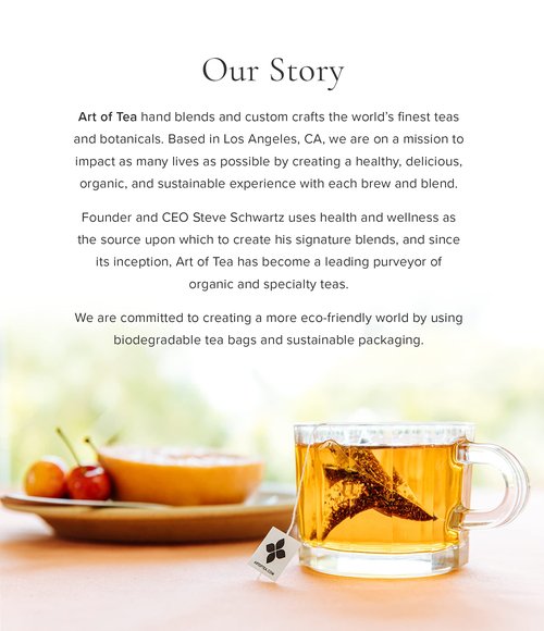 Art of Tea | Cleanse 3.5oz (Green Tea, Ginger, and Pomegranate Tea) | Wellness Loose Leaf Artisan Tea