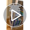 Solid Wood Kids Toy Storage Organizer with Bookshelf & 12 Bins, White