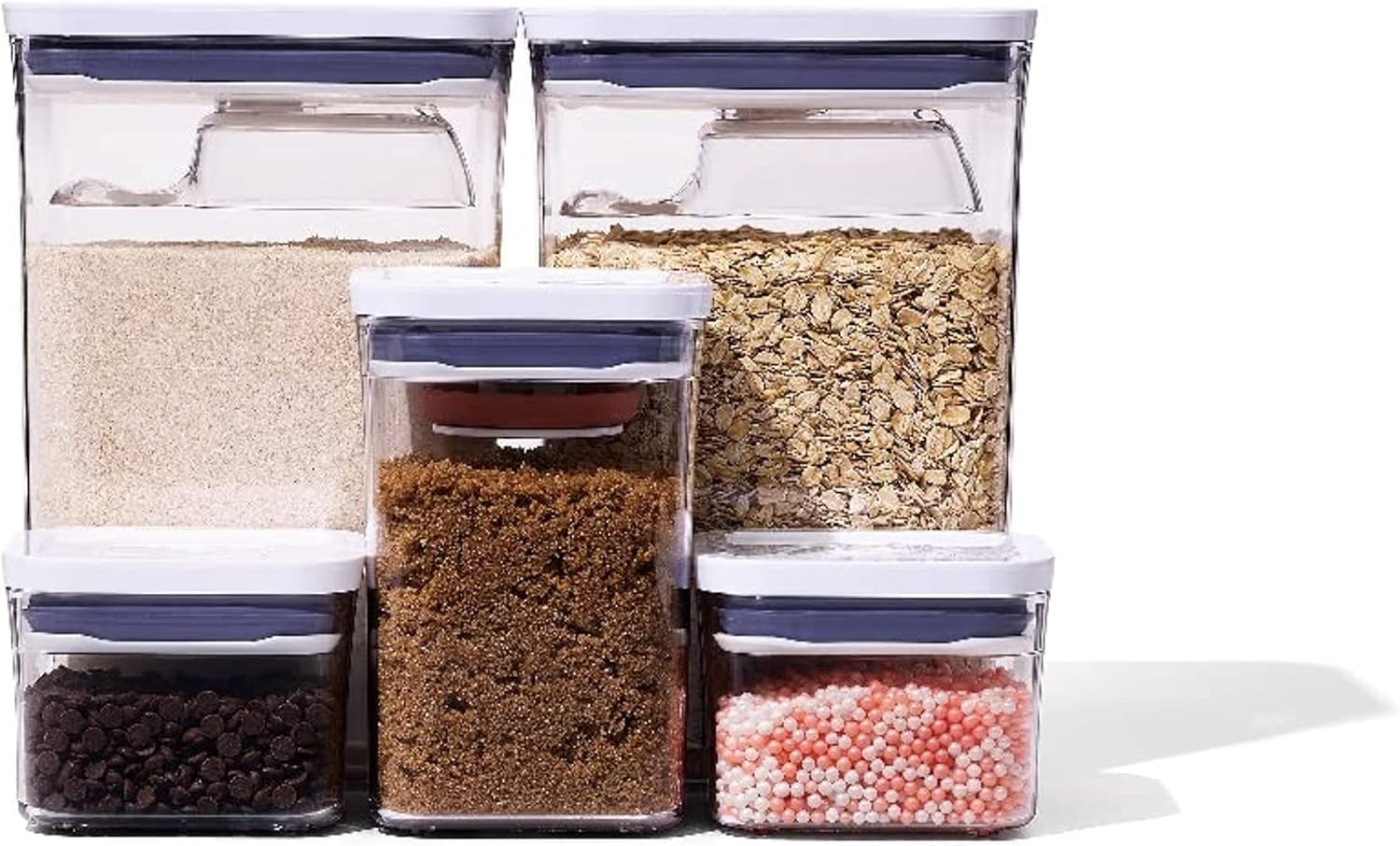 OXO Good Grips Baking Essentials Set - 8-Piece POP Storage Containers for Freshness & Organization