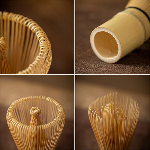 Matcha Whisk - Handcrafted Organic Bamboo Chasen | 100-Prong Traditional Japanese Stirrer for Authentic Tea