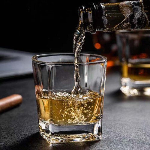 Maredash Drinking Glasses Set of 8, Glassware Set Includes 8 Rocks Glasses Heavy Base Glass Cups for Water, Juice, Beer, Wine, and Cocktails