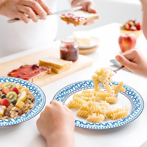 Clawsoff 280 Count Heavy Duty 8.5 Inch Paper Plates - Soak Proof & Cut Proof Disposable Dinnerware