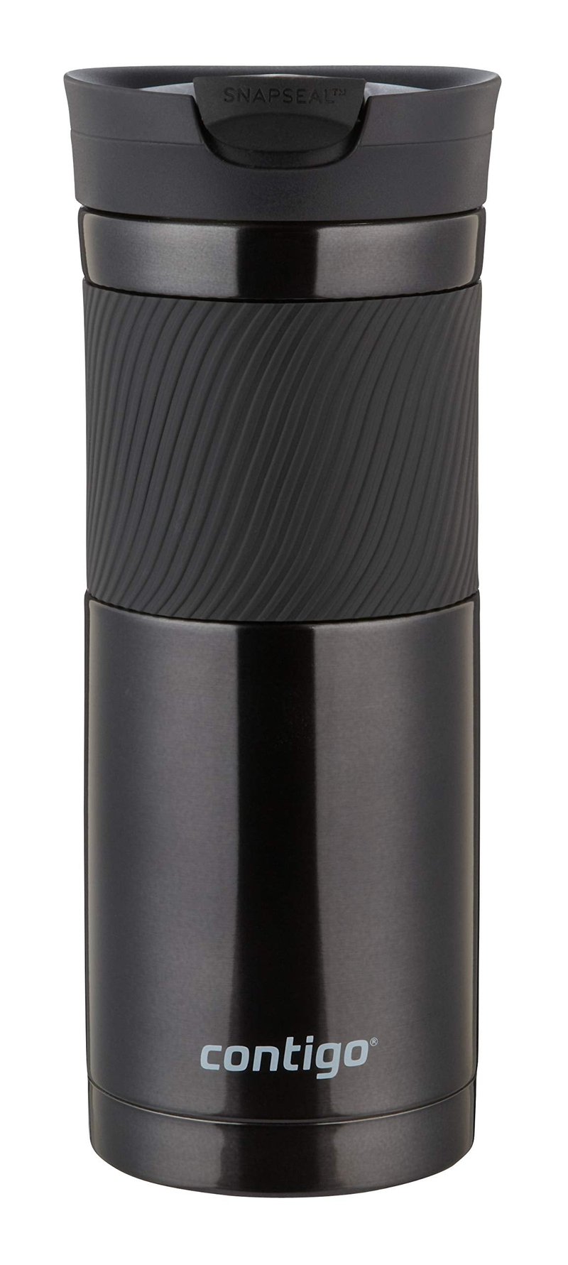 Contigo Byron Snapseal Travel Mug, Stainless Steel Thermal mug, vacuum flask, leakproof tumbler, coffee mug with BPA free Easy-Clean Lid, 470 ml, Biscay Bay