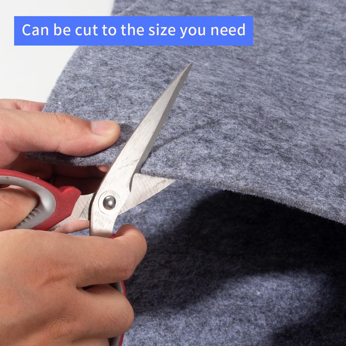 Extra Large Area Rug Cushioned Pad, 8x10 Ft Thick Felt Pad for Hardwood Floors, Keeps Rug in Place Soft