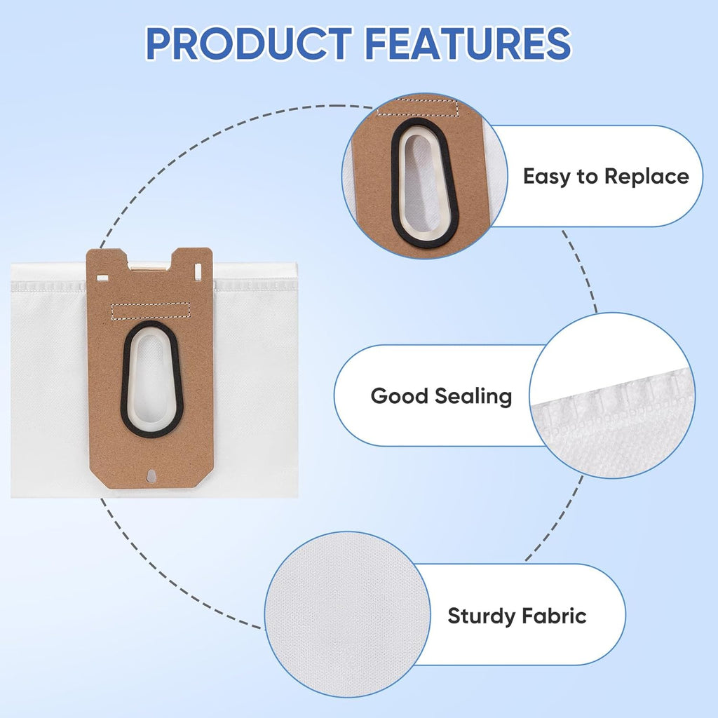Vacmaster | 10 Pack Replacement Vacuum Bags - Compatible with UB0402 & Kenmore BU1001 B200 Series