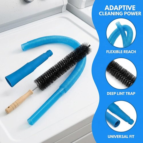 Dryer Vent Cleaner Kit - 3-Piece Vacuum Attachment Set for All Vacuum Cleaners