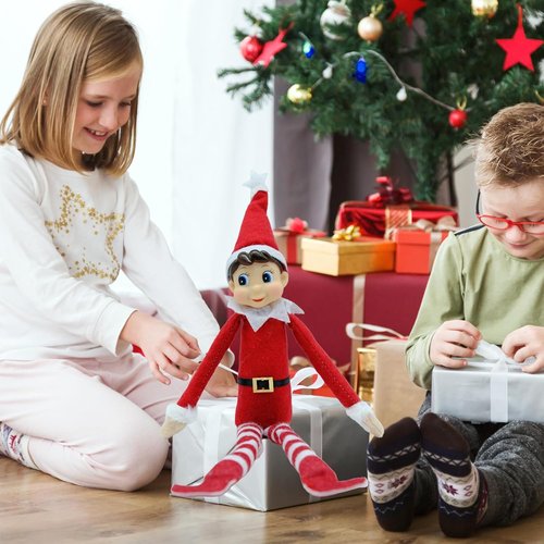 LovelfStory Christmas Elf Doll - Adorable Plush Toy for Holiday Festivities | Perfect Gift Idea