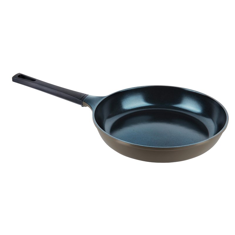 12" Green Ceramic Frying Pan by Ozeri, with Smooth Ceramic Non-Stick Coating (100% PTFE and PFAS Free)